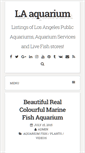 Mobile Screenshot of laaquarium.com